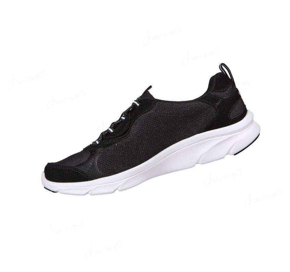 Zapatillas Sin Cordones Skechers Relaxed Fit: D'Lux Comodidad - Bliss Galore Mujer Negras Blancas | 6A2AK_AR