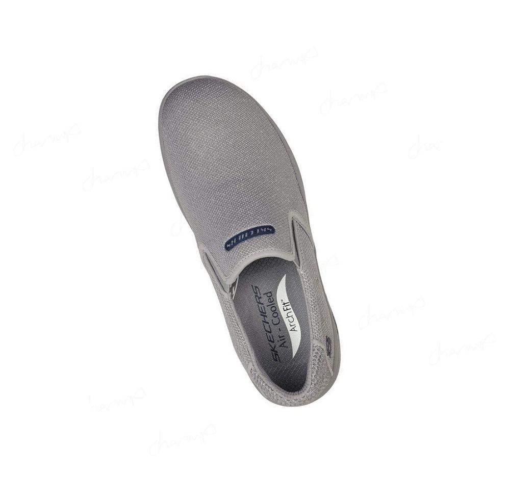 Zapatillas Sin Cordones Skechers Relaxed Fit: Arch Fit Melo - Walcott Hombre Gris | A00T0_AR