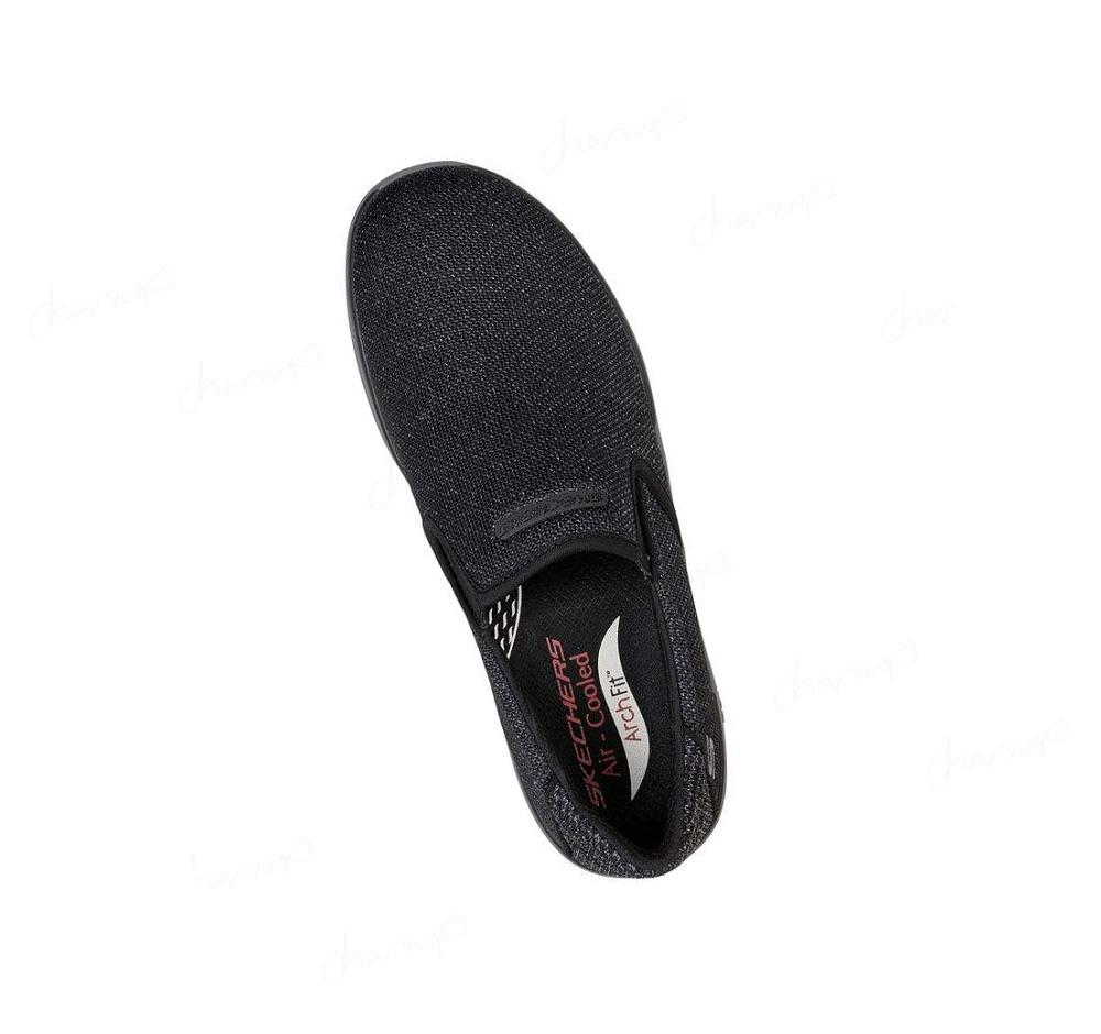 Zapatillas Sin Cordones Skechers Relaxed Fit: Arch Fit Melo - Walcott Hombre Negras | A018C_AR