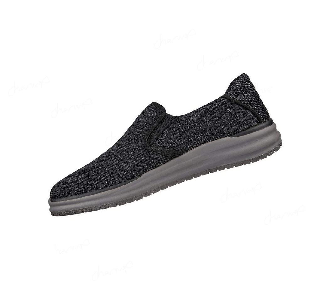 Zapatillas Sin Cordones Skechers Relaxed Fit: Arch Fit Melo - Walcott Hombre Negras | A018C_AR