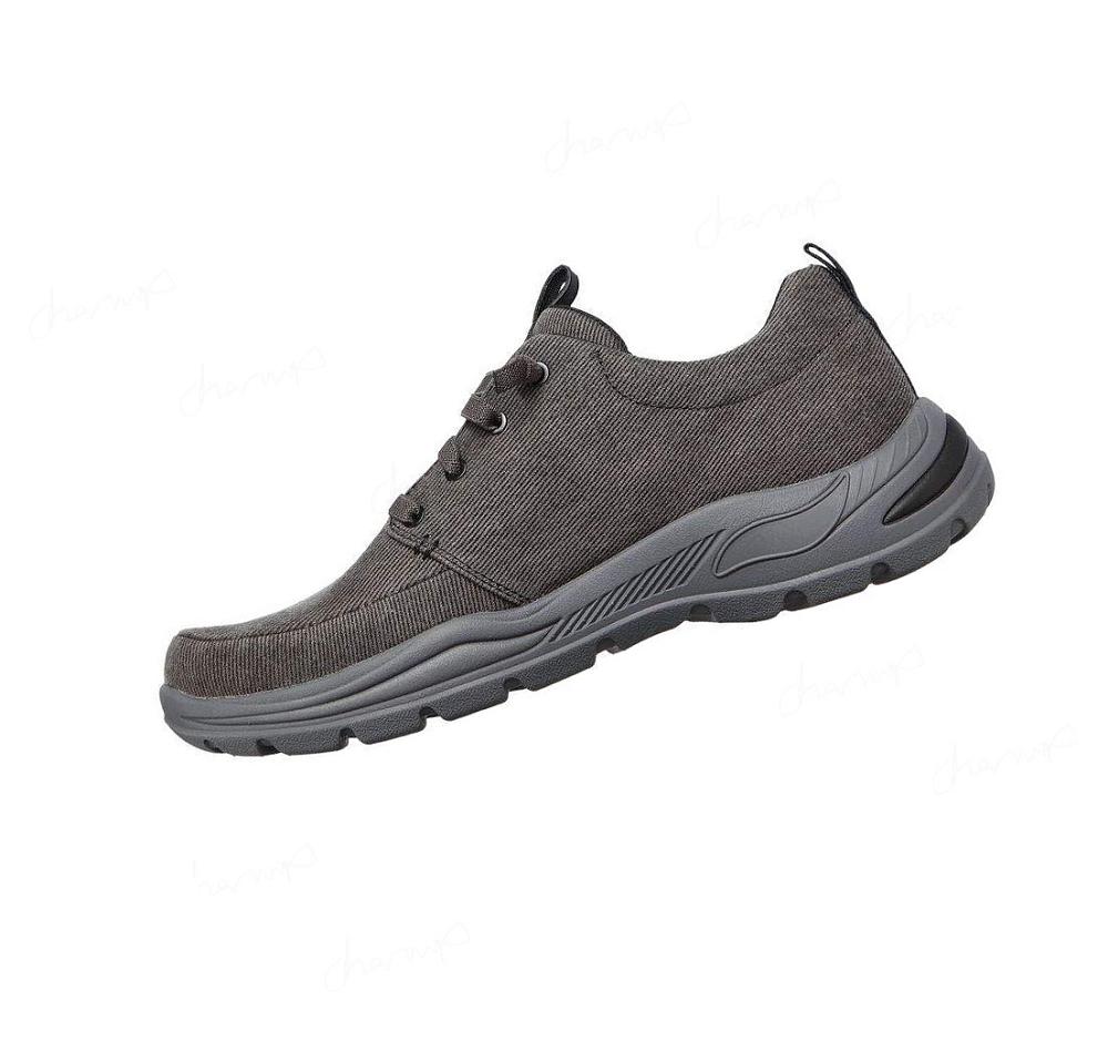 Zapatillas Sin Cordones Skechers Relaxed Fit: Arch Fit Motley - Brenan Hombre Negras | A132A_AR