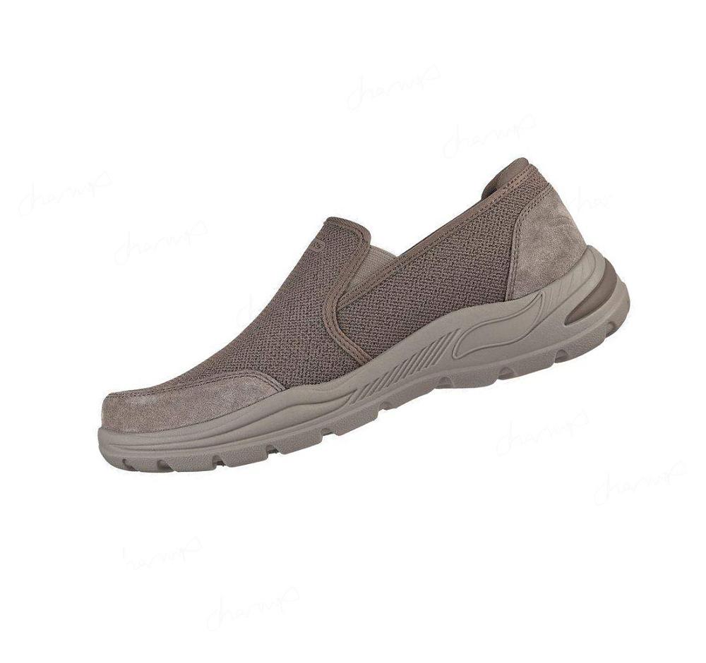 Zapatillas Sin Cordones Skechers Relaxed Fit: Arch Fit Motley - Ratel Hombre Marrones | A20TD_AR