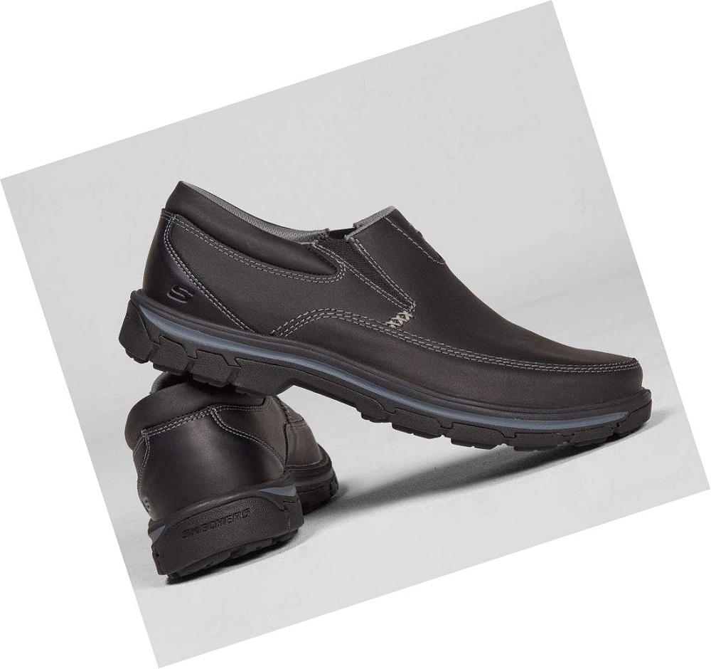 Zapatillas Sin Cordones Skechers Relaxed Fit: Segment - The Search Hombre Negras | A25TE_AR