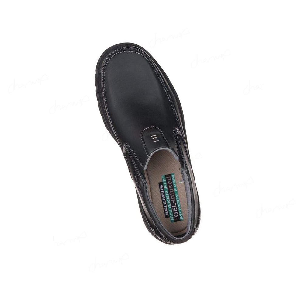 Zapatillas Sin Cordones Skechers Relaxed Fit: Segment - The Search Hombre Negras | A25TE_AR