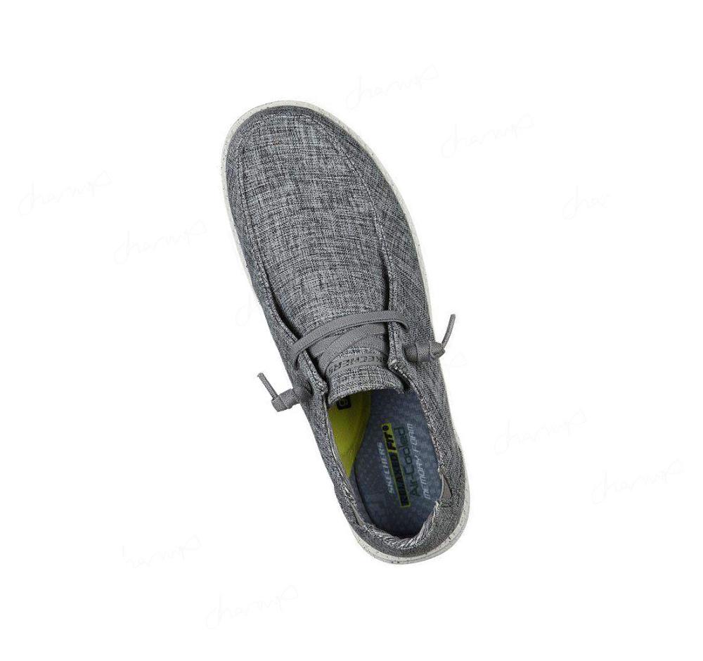 Zapatillas Sin Cordones Skechers Relaxed Fit: Melson - Chad Hombre Gris | A268W_AR