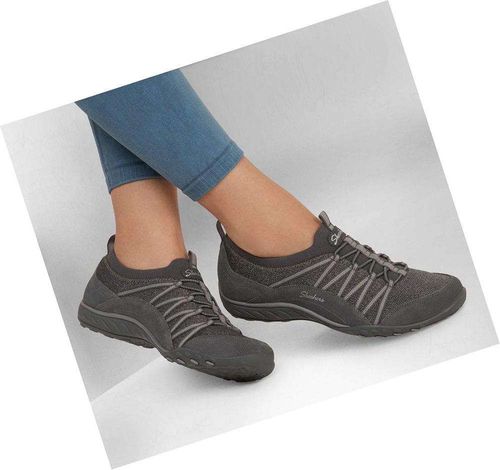 Zapatillas Sin Cordones Skechers Relaxed Fit: Breathe-Easy - Her Journey Mujer Gris | A5T9P_AR