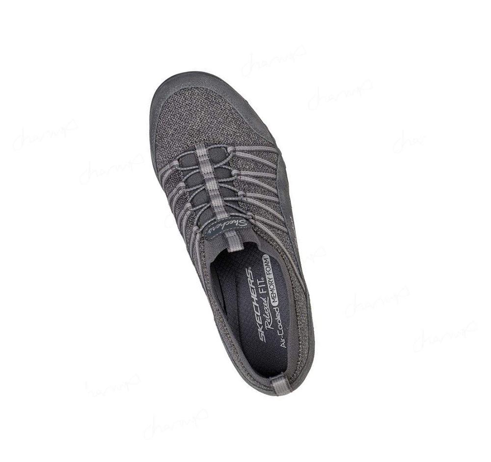 Zapatillas Sin Cordones Skechers Relaxed Fit: Breathe-Easy - Her Journey Mujer Gris | A5T9P_AR