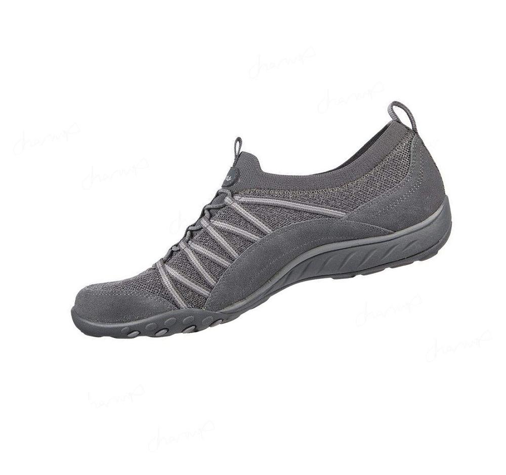 Zapatillas Sin Cordones Skechers Relaxed Fit: Breathe-Easy - Her Journey Mujer Gris | A5T9P_AR