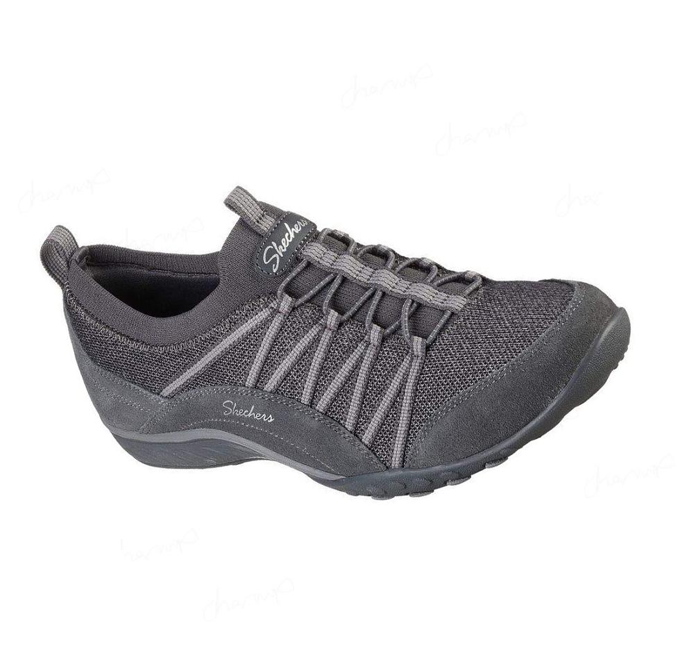 Zapatillas Sin Cordones Skechers Relaxed Fit: Breathe-Easy - Her Journey Mujer Gris | A5T9P_AR