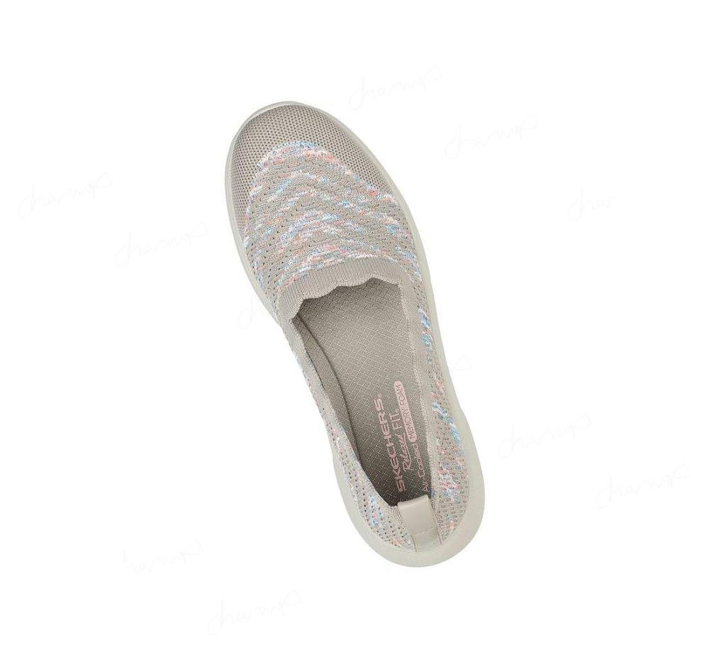 Zapatillas Sin Cordones Skechers Relaxed Fit: Seager Cup - My Impression Mujer Gris Marrones Multicolor | A621G_AR