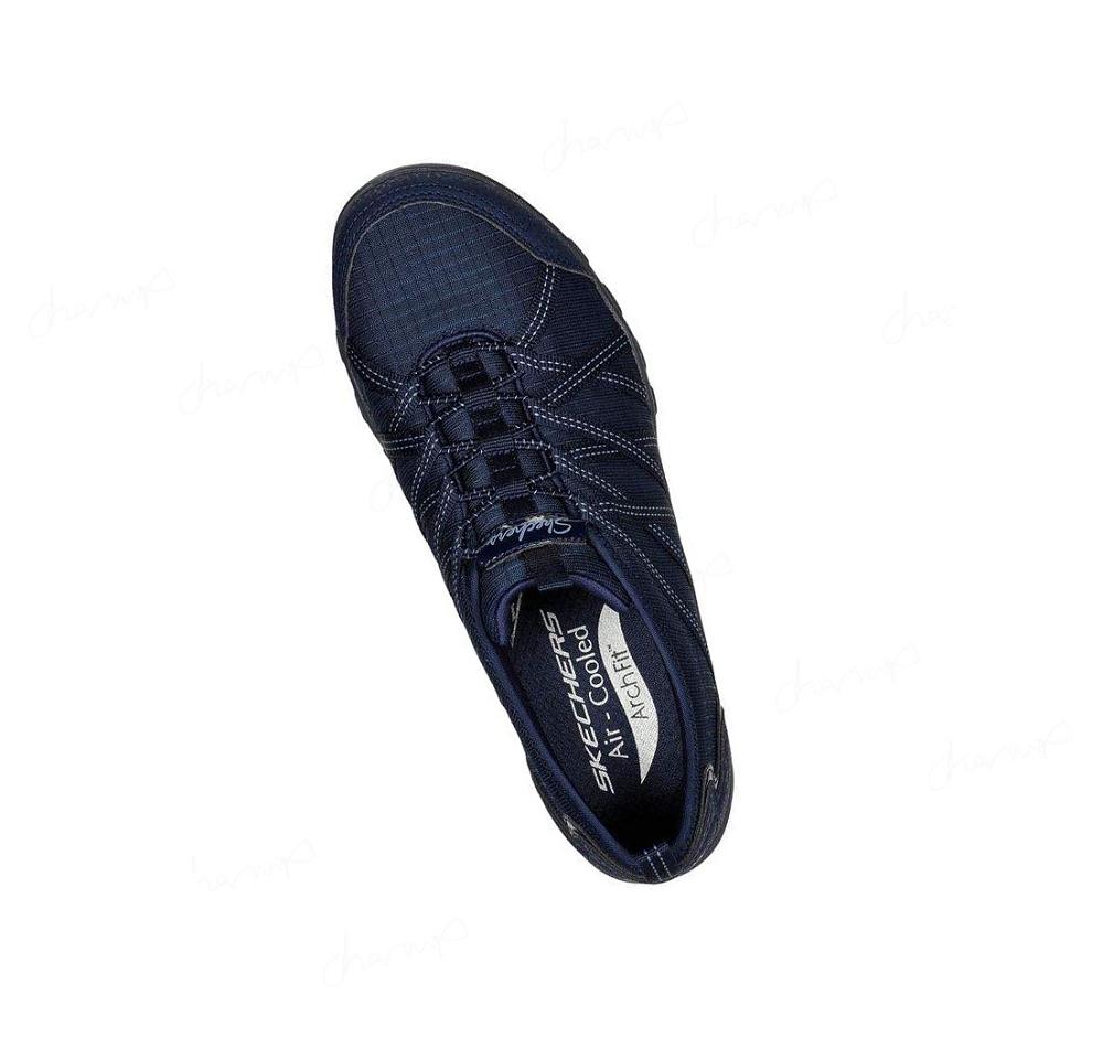 Zapatillas Sin Cordones Skechers Relaxed Fit: Arch Fit Comfy - Paradise Found Mujer Azul Marino | A6633_AR