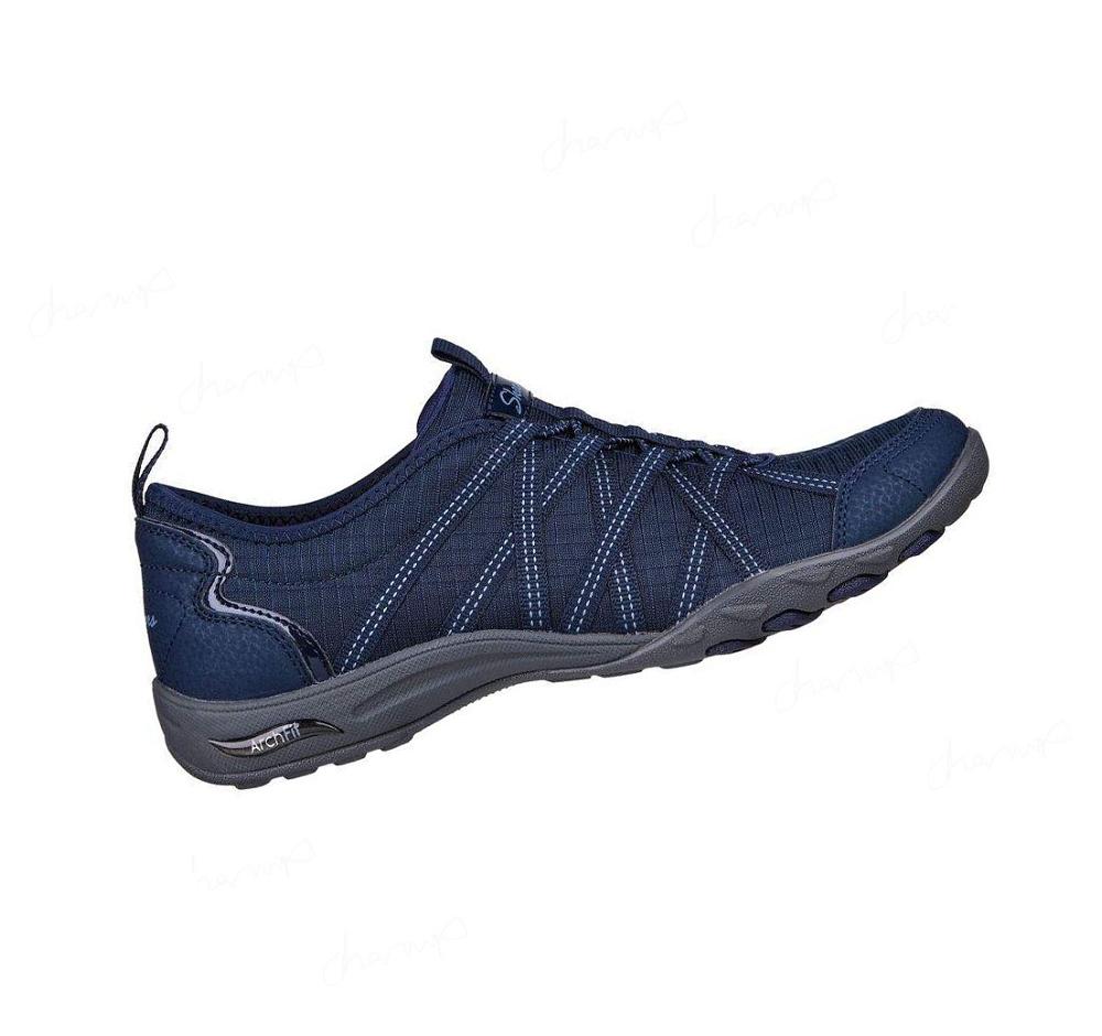 Zapatillas Sin Cordones Skechers Relaxed Fit: Arch Fit Comfy - Paradise Found Mujer Azul Marino | A6633_AR