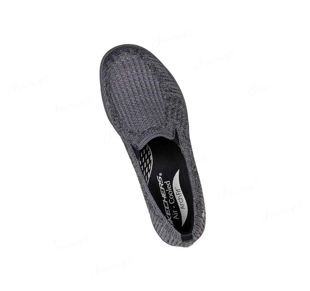 Zapatillas Sin Cordones Skechers Relaxed Fit: Arch Fit Reggae Cup - For Fun Mujer Negras | A688S_AR