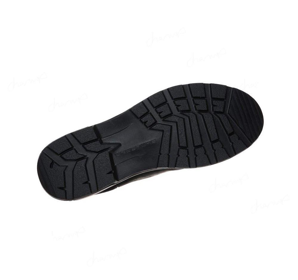 Zapatillas Sin Cordones Skechers Relaxed Fit: Molton - Gaveno Hombre Negras | A80TD_AR