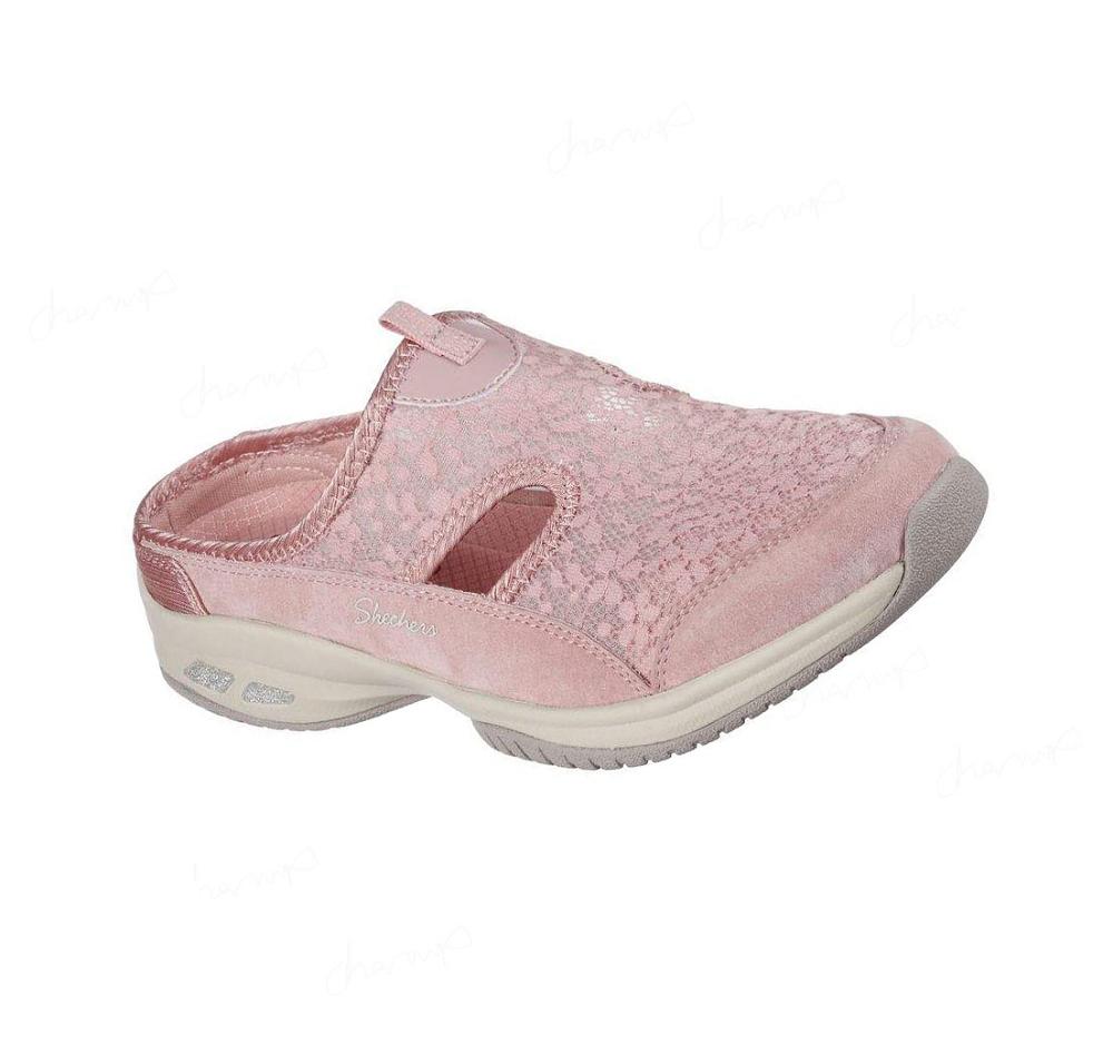 Zapatillas Sin Cordones Skechers Relaxed Fit: Commute Time - Glimmer Bloom Mujer Rosas | A8130_AR