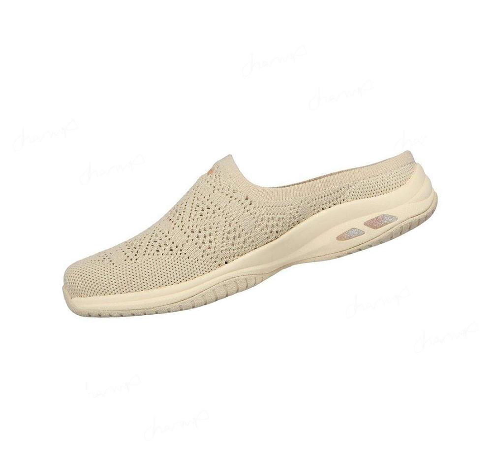 Zapatillas Sin Cordones Skechers Relaxed Fit: Commute Time - In The Clear Mujer Beige | A838W_AR