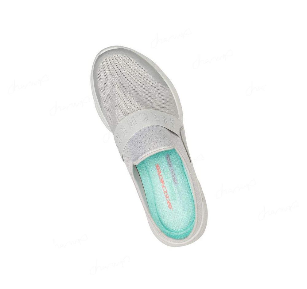 Zapatillas Sin Cordones Skechers Relaxed Fit: D'Lux Comodidad - Enthusiast Mujer Gris | A9130_AR