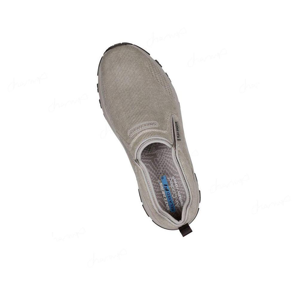 Zapatillas Sin Cordones Skechers Relaxed Fit: Edgmont - Shelvin Hombre Marrones | A968K_AR