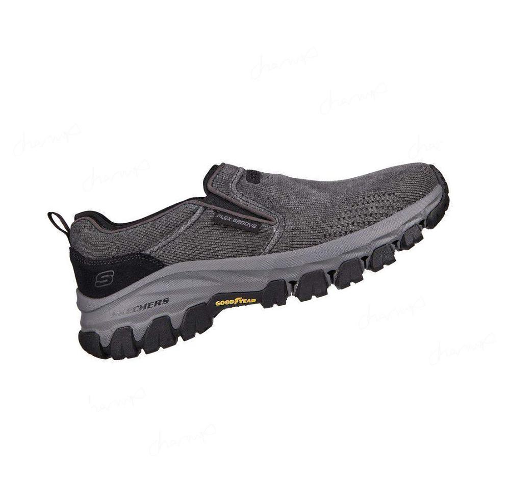 Zapatillas Sin Cordones Skechers Relaxed Fit: Edgmont - Shelvin Hombre Negras | A982C_AR