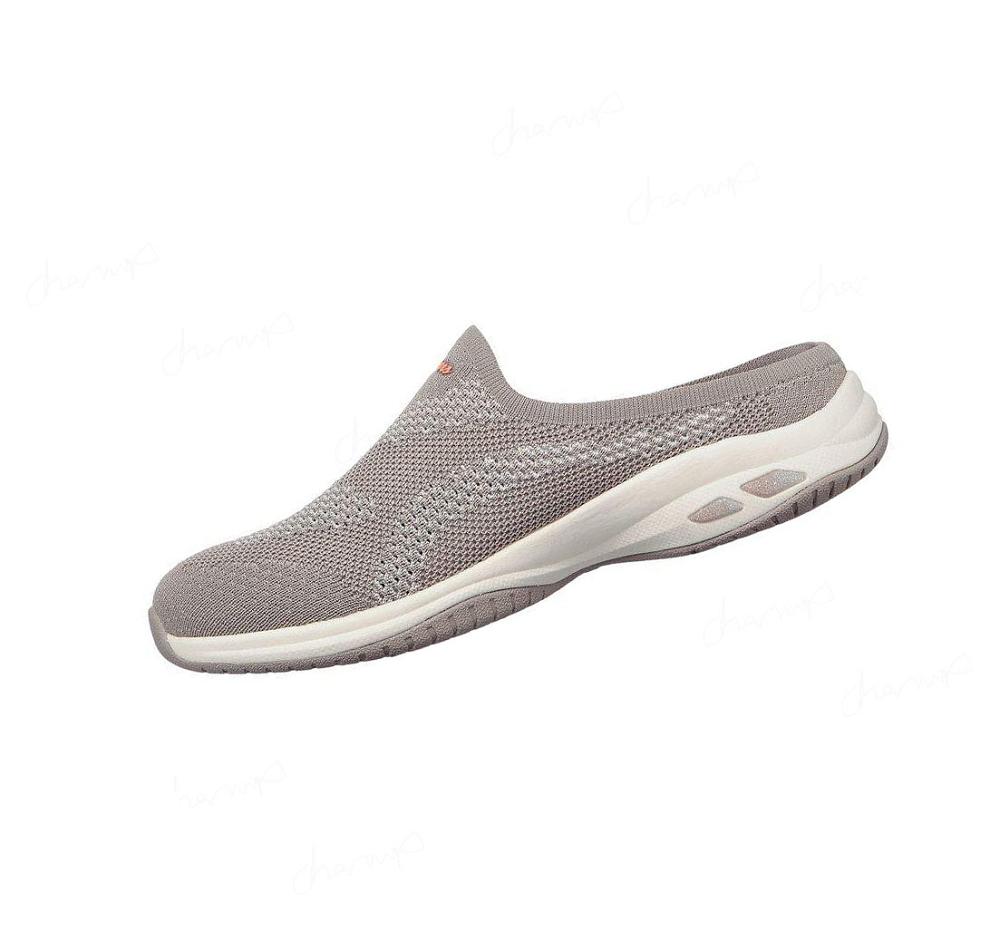 Zapatillas Sin Cordones Skechers Relaxed Fit: Commute Time - In Knit To Win Mujer Gris Marrones | AA5AL_AR