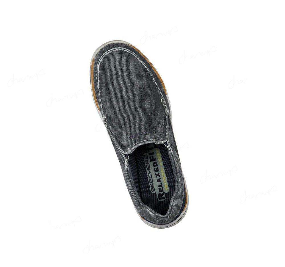 Zapatillas Sin Cordones Skechers Relaxed Fit: Expected - Avillo Hombre Azules | I50TQ_AR