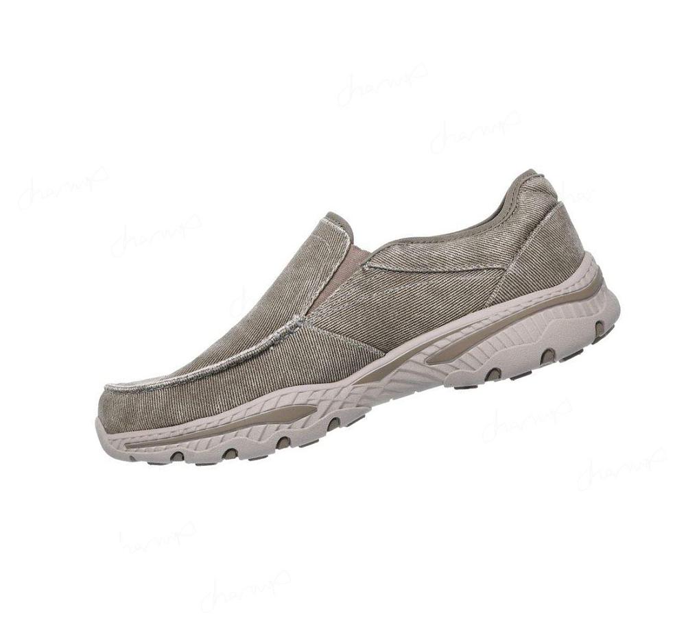 Zapatillas Sin Cordones Skechers Relaxed Fit: Creston - Moseco Hombre Marrones | I532A_AR