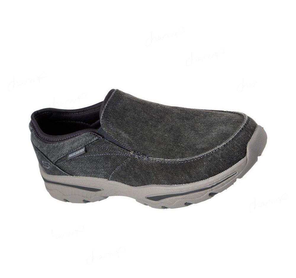 Zapatillas Sin Cordones Skechers Relaxed Fit: Creston - Moseco Hombre Gris | I5A3X_AR