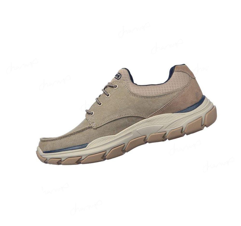 Zapatillas Sin Cordones Skechers Relaxed Fit: Respected - Loleto Hombre Marrones | I60TG_AR