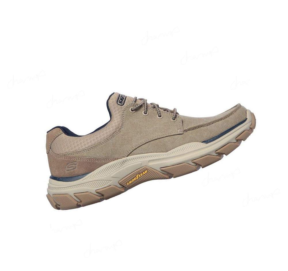 Zapatillas Sin Cordones Skechers Relaxed Fit: Respected - Loleto Hombre Marrones | I60TG_AR