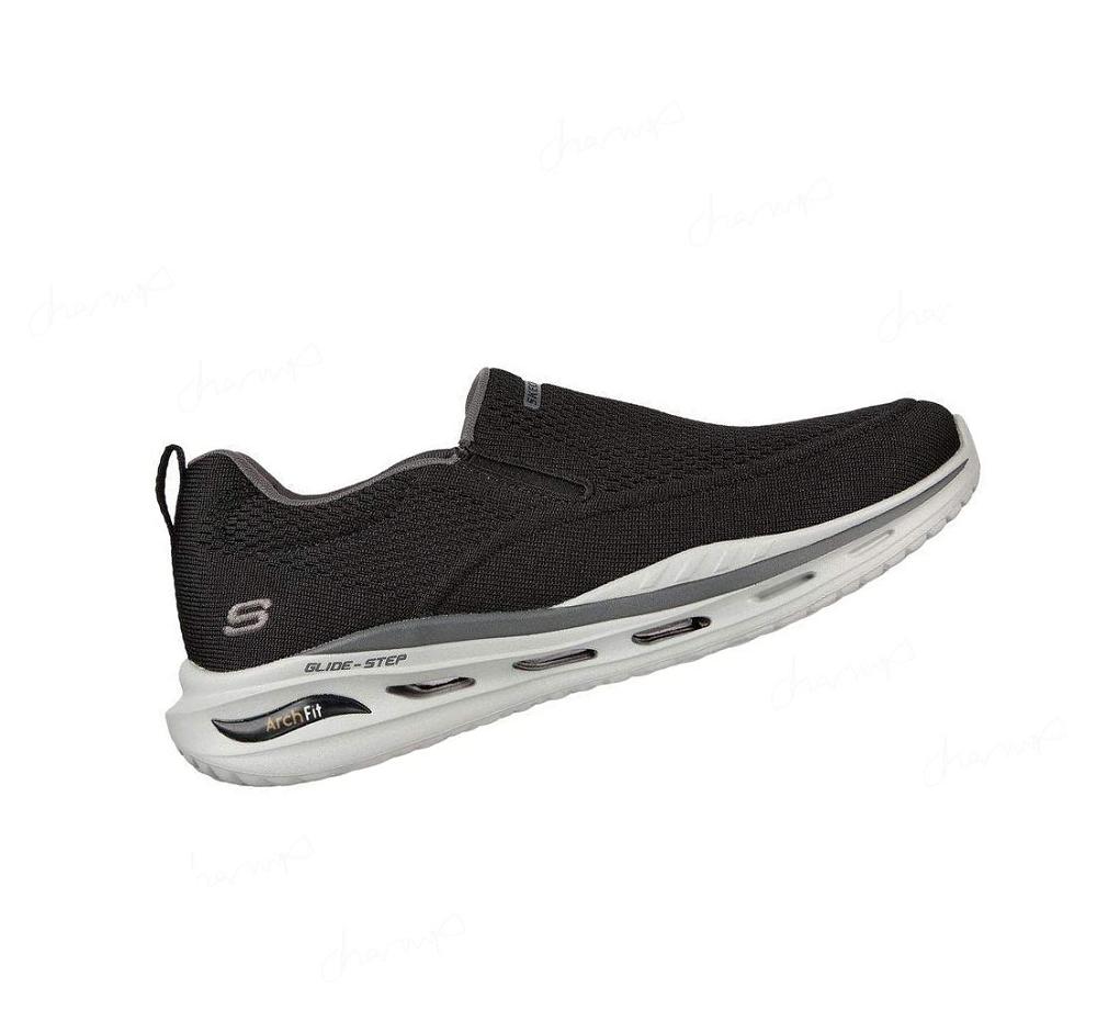 Zapatillas Sin Cordones Skechers Relaxed Fit: Arch Fit Orvan - Gyoda Hombre Negras | I8320_AR