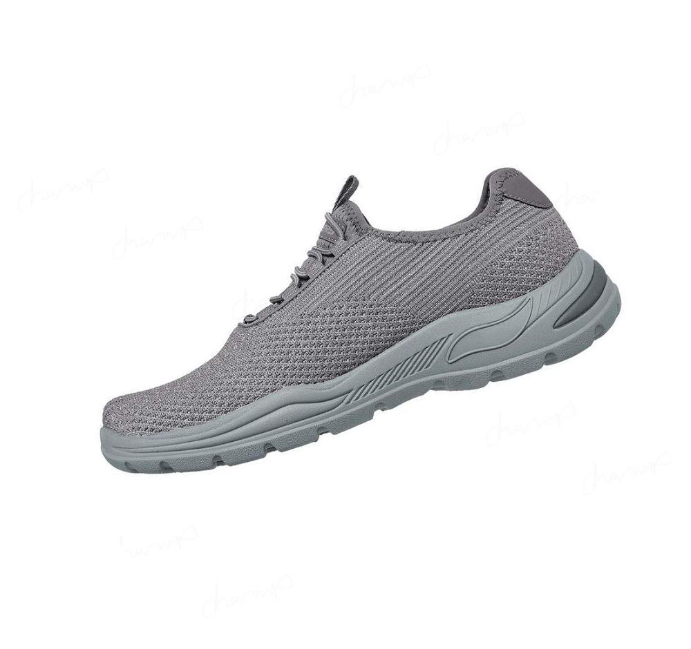 Zapatillas Sin Cordones Skechers Relaxed Fit: Arch Fit Motley - Harkin Hombre Gris | I882S_AR