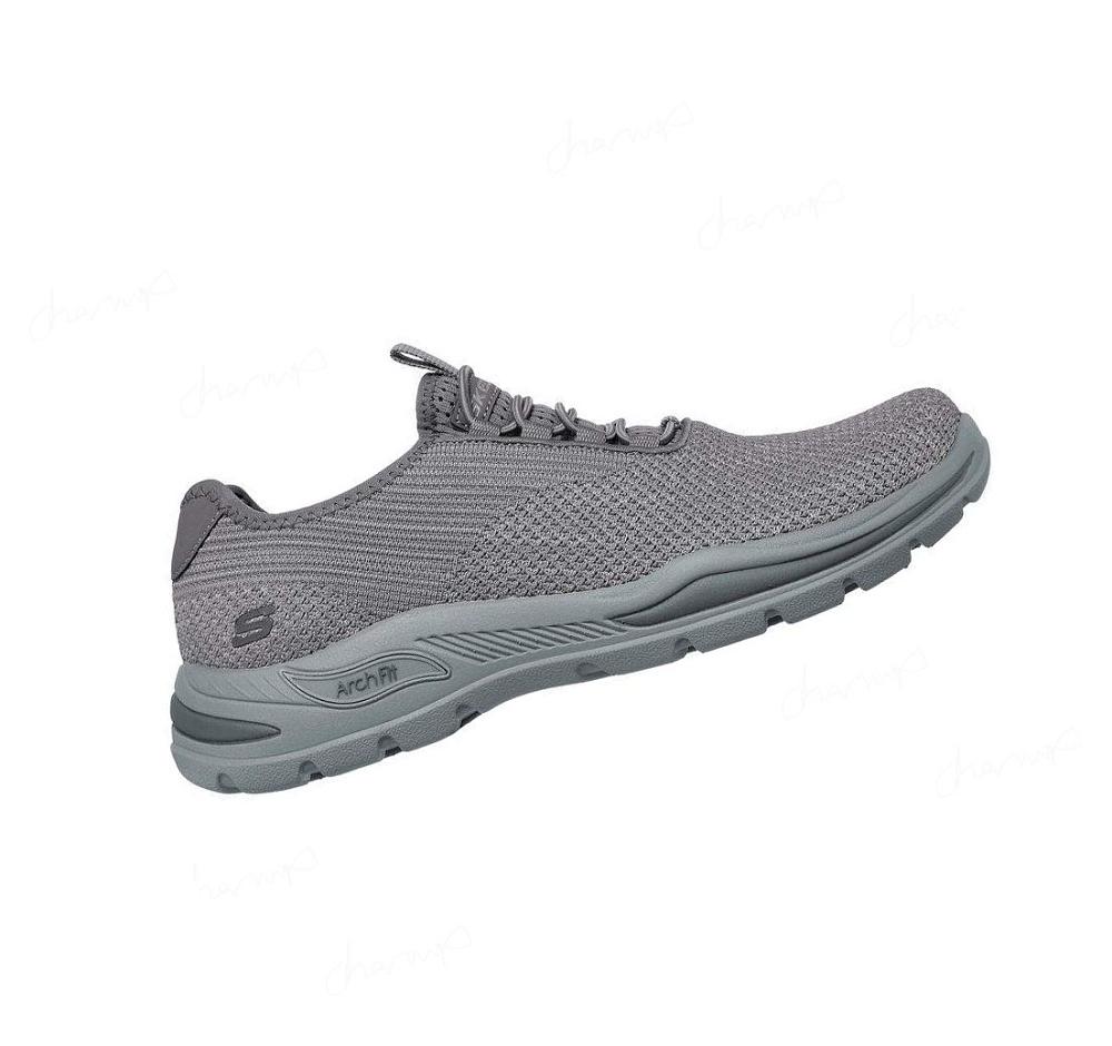 Zapatillas Sin Cordones Skechers Relaxed Fit: Arch Fit Motley - Harkin Hombre Gris | I882S_AR