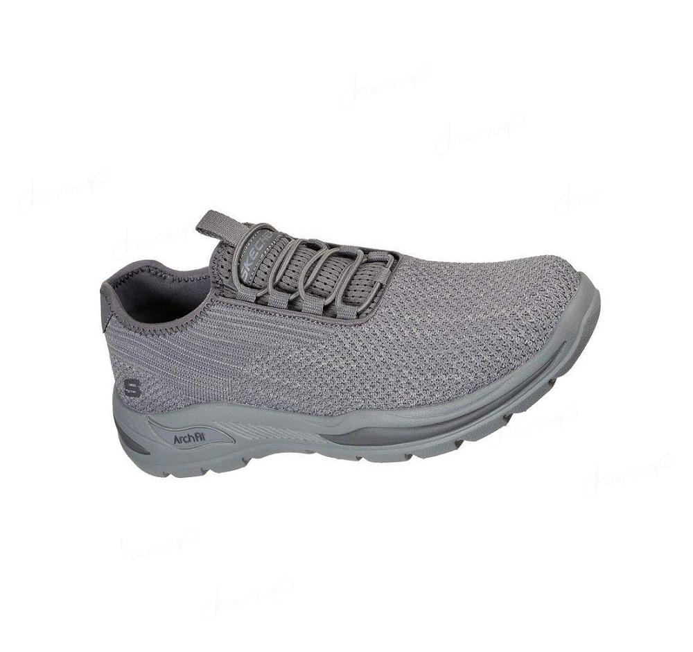 Zapatillas Sin Cordones Skechers Relaxed Fit: Arch Fit Motley - Harkin Hombre Gris | I882S_AR