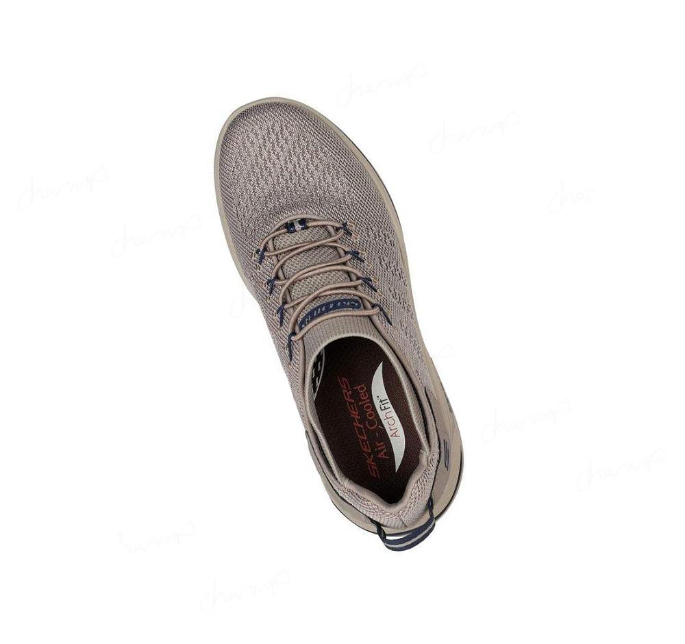 Zapatillas Sin Cordones Skechers Relaxed Fit: Arch Fit Motley - Varsen Hombre Marrones | I893G_AR