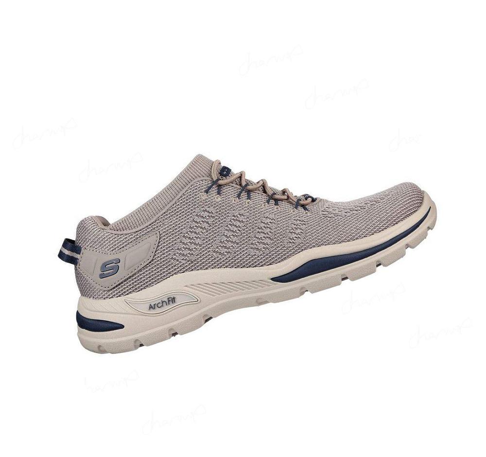 Zapatillas Sin Cordones Skechers Relaxed Fit: Arch Fit Motley - Varsen Hombre Marrones | I893G_AR