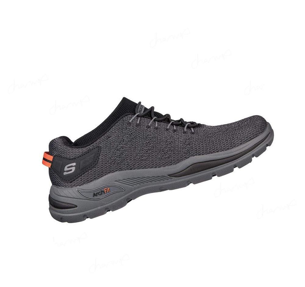 Zapatillas Sin Cordones Skechers Relaxed Fit: Arch Fit Motley - Varsen Hombre Negras | I90TX_AR