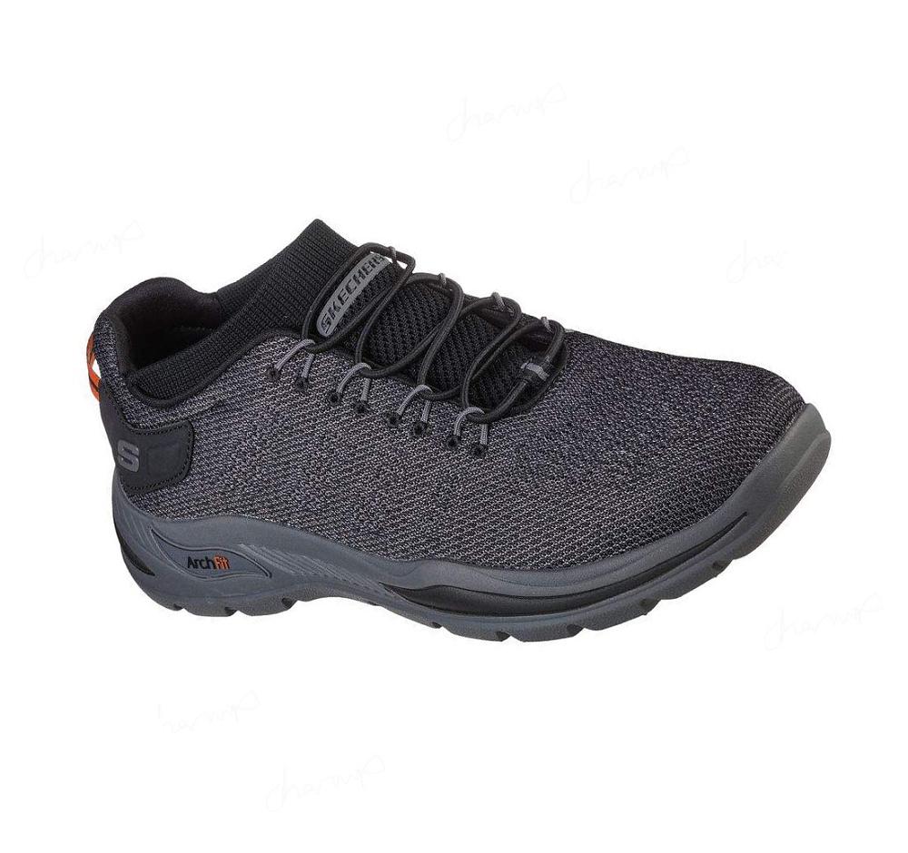 Zapatillas Sin Cordones Skechers Relaxed Fit: Arch Fit Motley - Varsen Hombre Negras | I90TX_AR