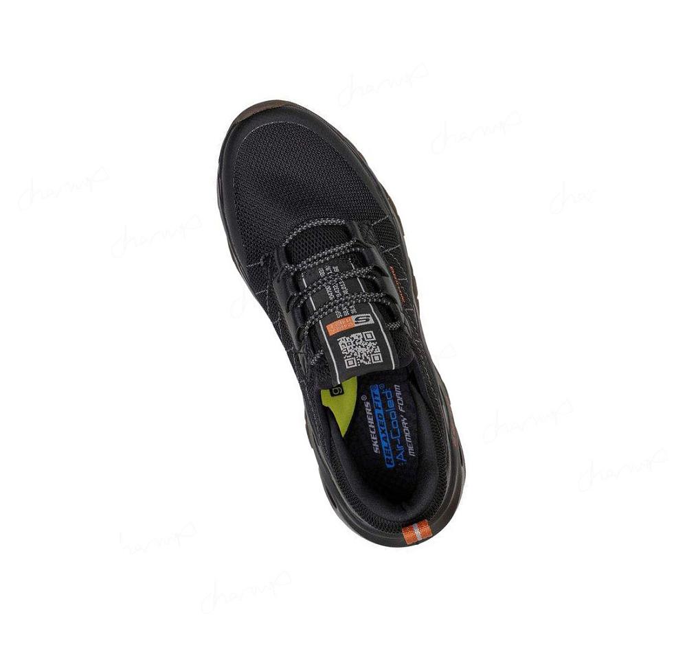 Zapatillas Sin Cordones Skechers Relaxed Fit: Winmar - Trenter Hombre Negras | IA32K_AR