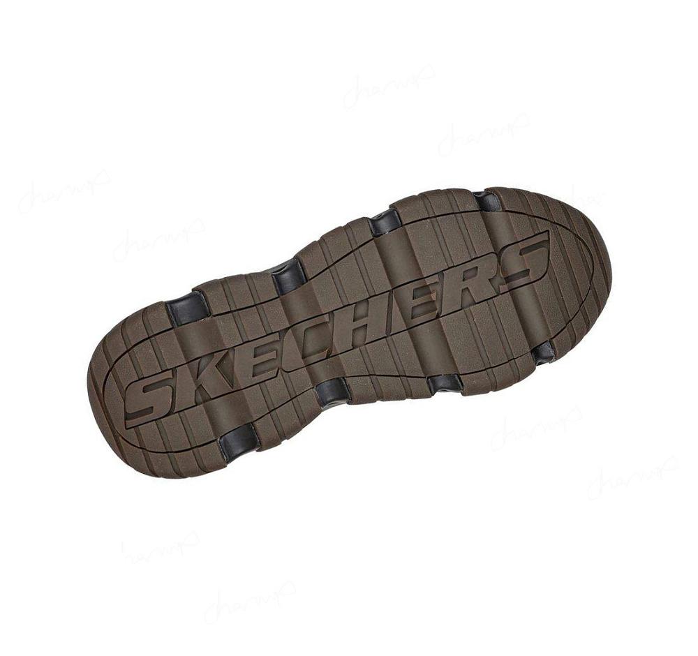 Zapatillas Sin Cordones Skechers Relaxed Fit: Winmar - Trenter Hombre Negras | IA32K_AR