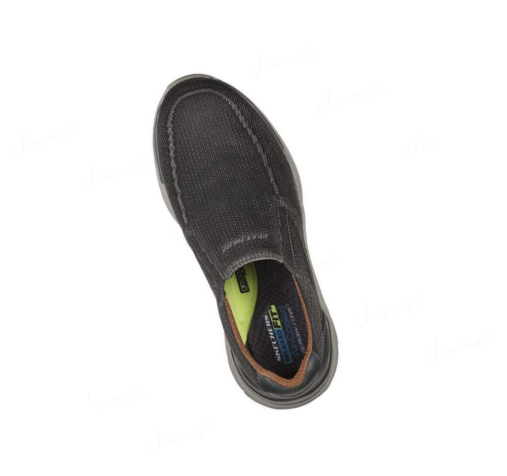 Zapatillas Sin Cordones Skechers Relaxed Fit: Expected 2.0 - Cowen Hombre Negras | IA5T0_AR