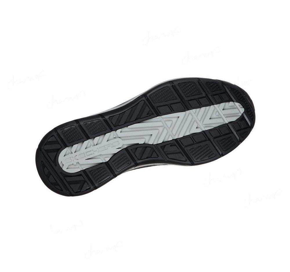 Zapatillas Sin Cordones Skechers Relaxed Fit: Expected 2.0 - Arago EXTRA WIDE Hombre Negras | IA82A_AR