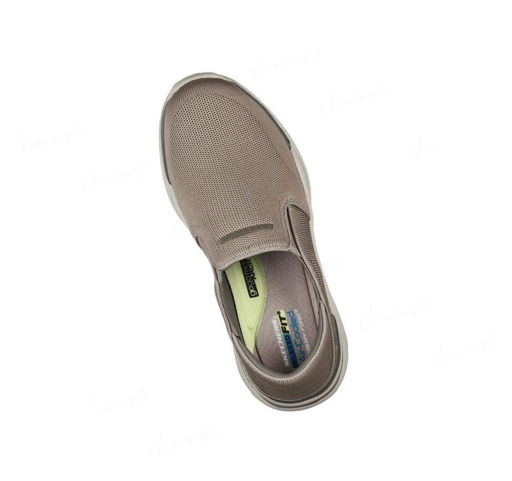 Zapatillas Sin Cordones Skechers Relaxed Fit: Expected 2.0 - Demar Hombre Marrones | T11AC_AR