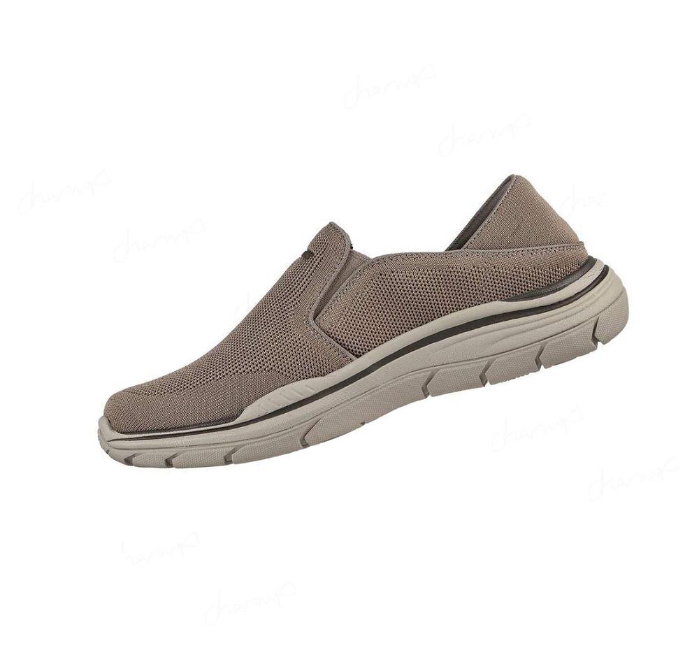 Zapatillas Sin Cordones Skechers Relaxed Fit: Expected 2.0 - Demar Hombre Marrones | T11AC_AR