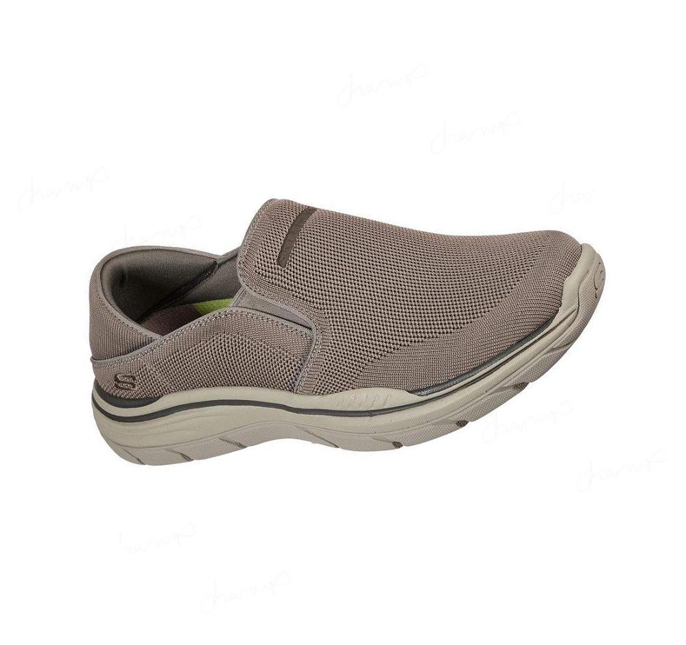 Zapatillas Sin Cordones Skechers Relaxed Fit: Expected 2.0 - Demar Hombre Marrones | T11AC_AR