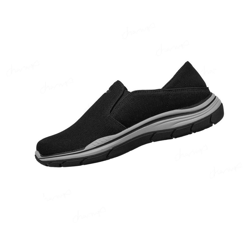 Zapatillas Sin Cordones Skechers Relaxed Fit: Expected 2.0 - Demar Hombre Negras | T1250_AR