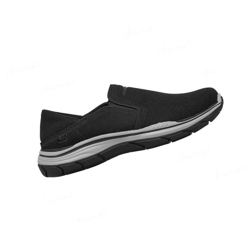 Zapatillas Sin Cordones Skechers Relaxed Fit: Expected 2.0 - Demar Hombre Negras | T1250_AR