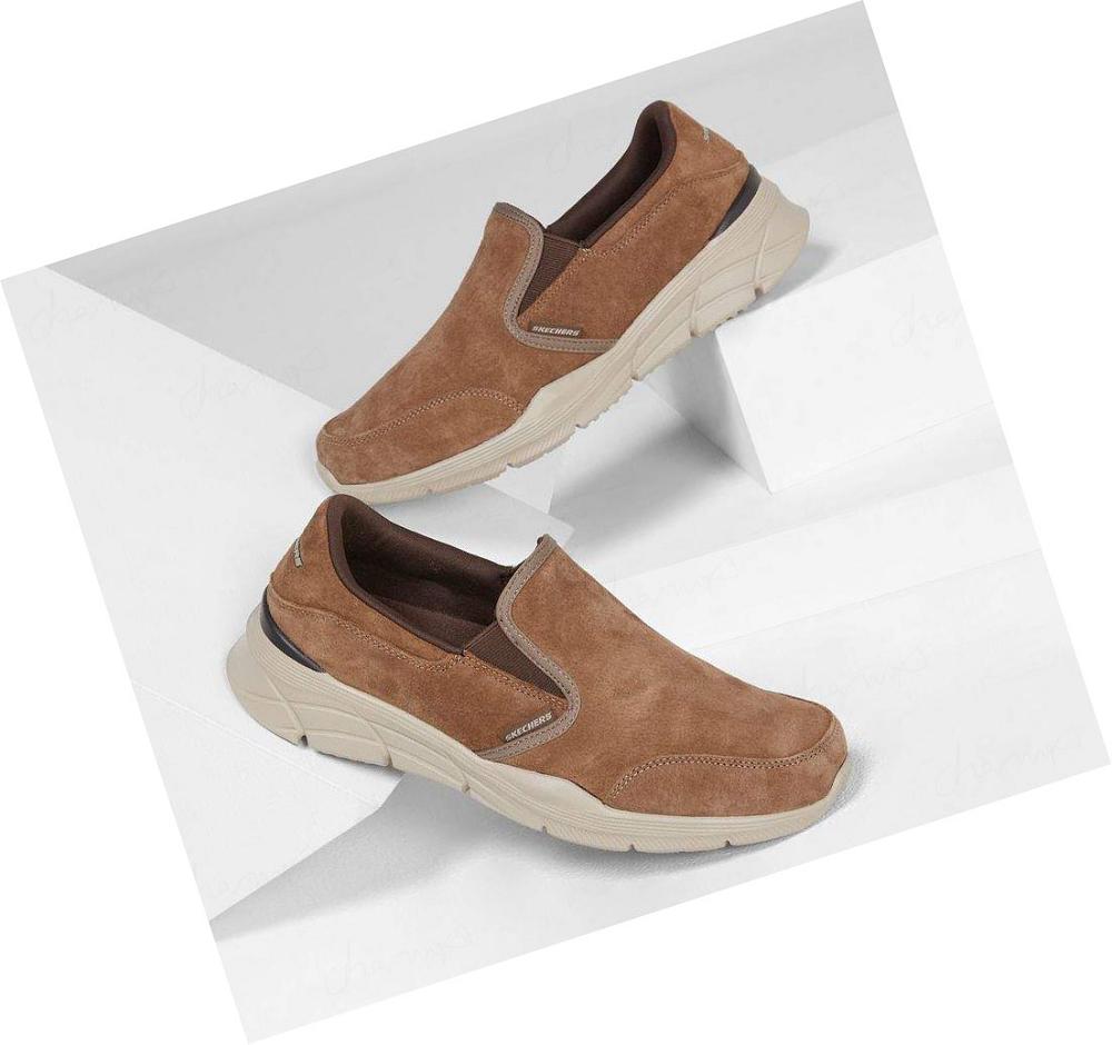 Zapatillas Sin Cordones Skechers Relaxed Fit: Equalizer 4.0 - Myrko Hombre Marrones | T589D_AR