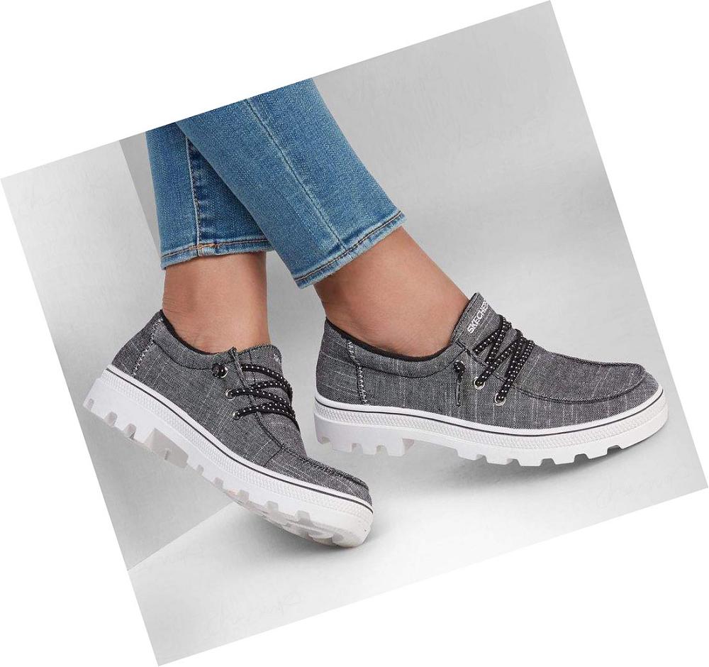 Zapatillas Sin Cordones Skechers Roadies - Good Times Mujer Negras | 3A13A_AR