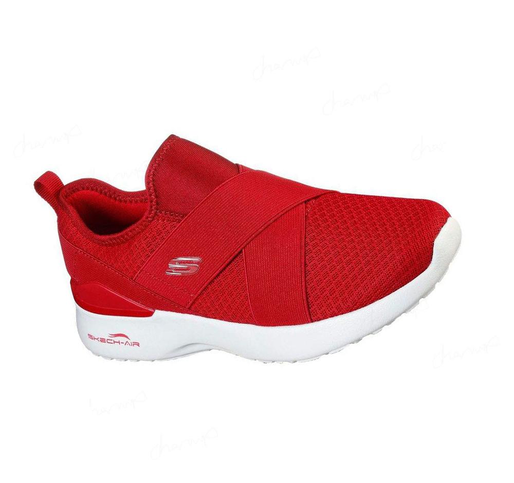 Zapatillas Sin Cordones Skechers Skech-Air Dynamight - Easy Call Mujer Rojas | 3TT3P_AR