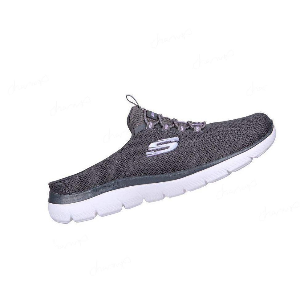 Zapatillas Sin Cordones Skechers Summits - Swift Step Mujer Gris Lavanda | 552A0_AR